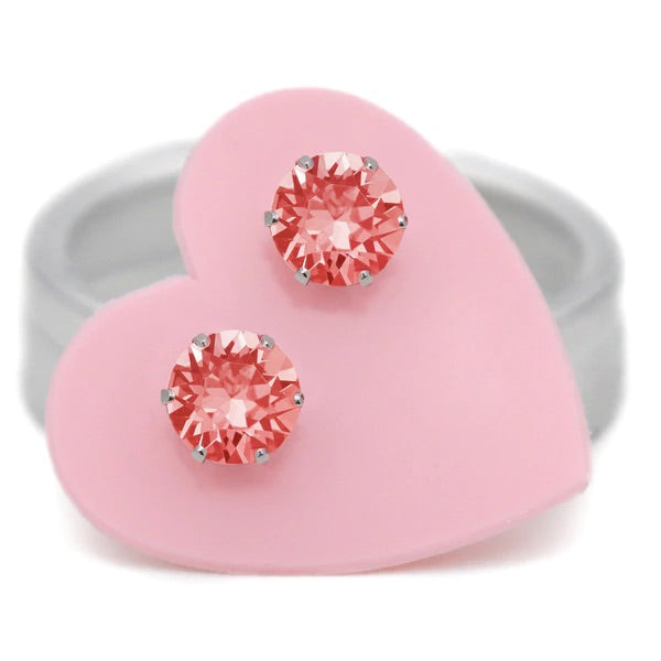 Flamingo Ultra Mini Earrings Sterling silver swarovski crystal jojo loves you