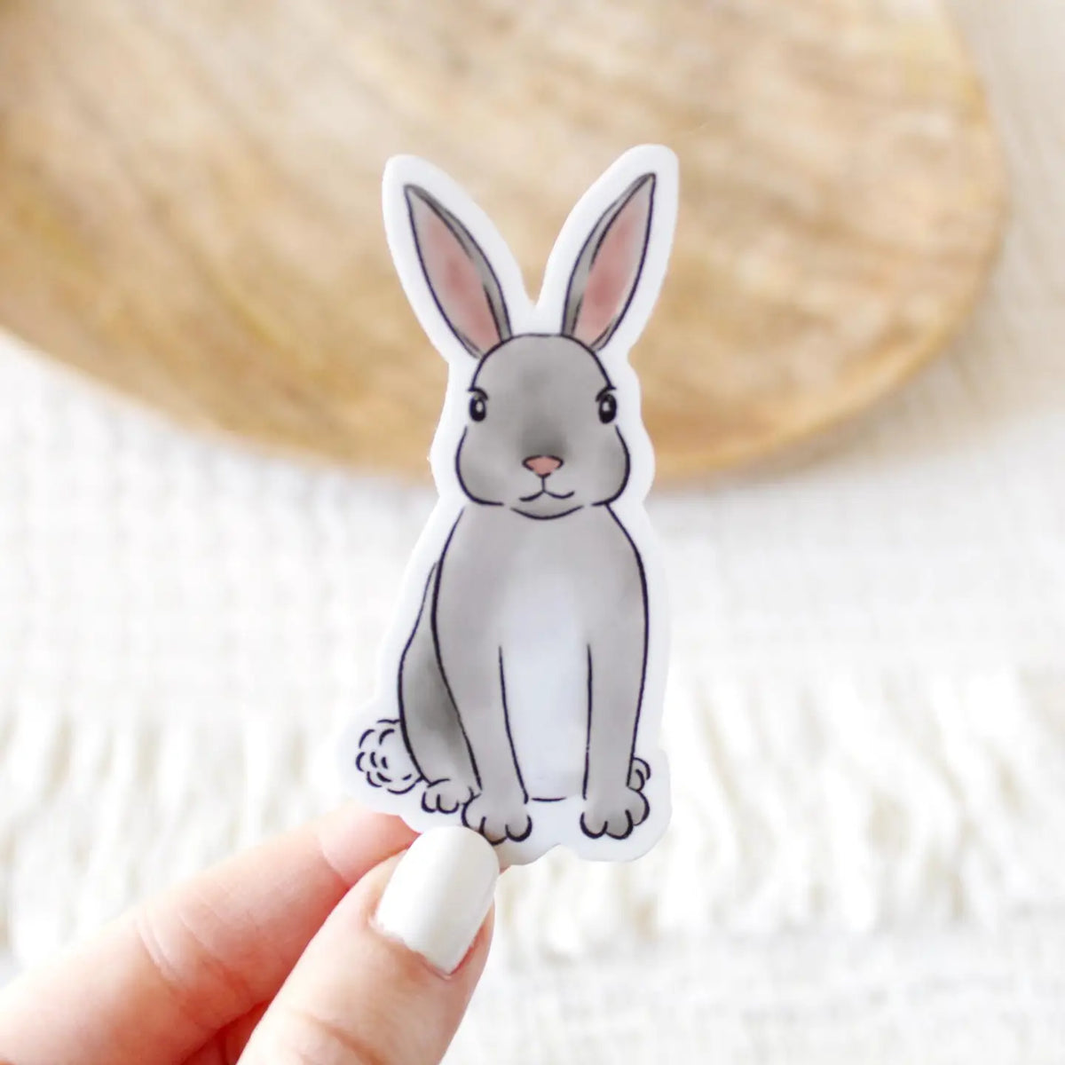 Tickled Sticker Bunny Sticker – Tickledpinkshoppe
