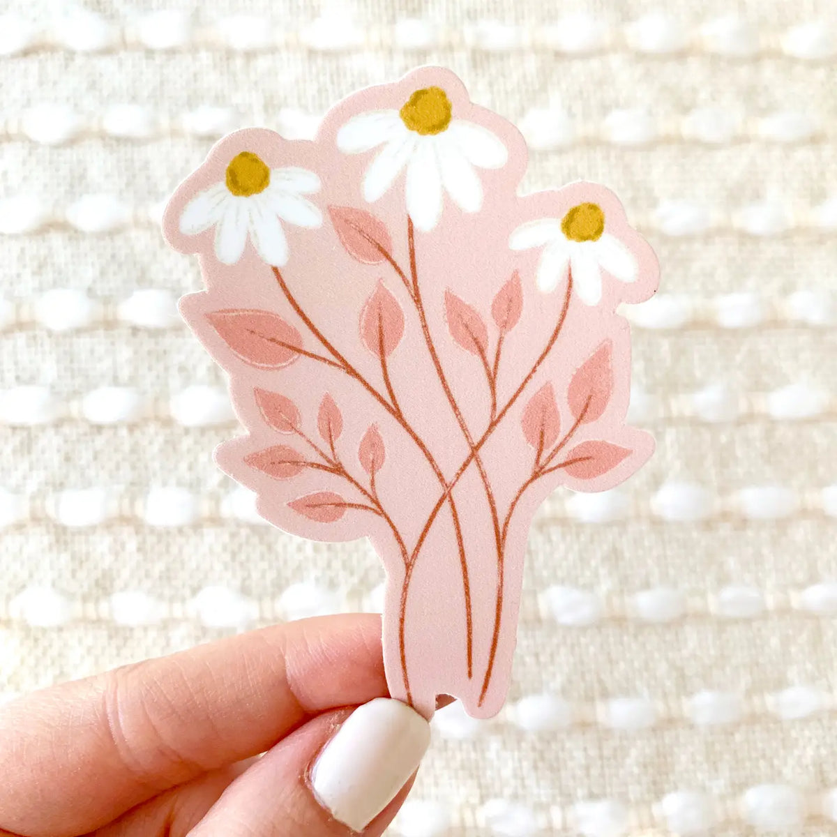 Tickled Sticker Three Daisies Sticker – Tickledpinkshoppe