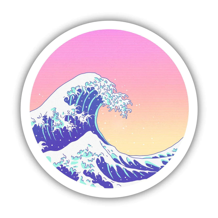 Ocean Wave Sticker – Tickledpinkshoppe