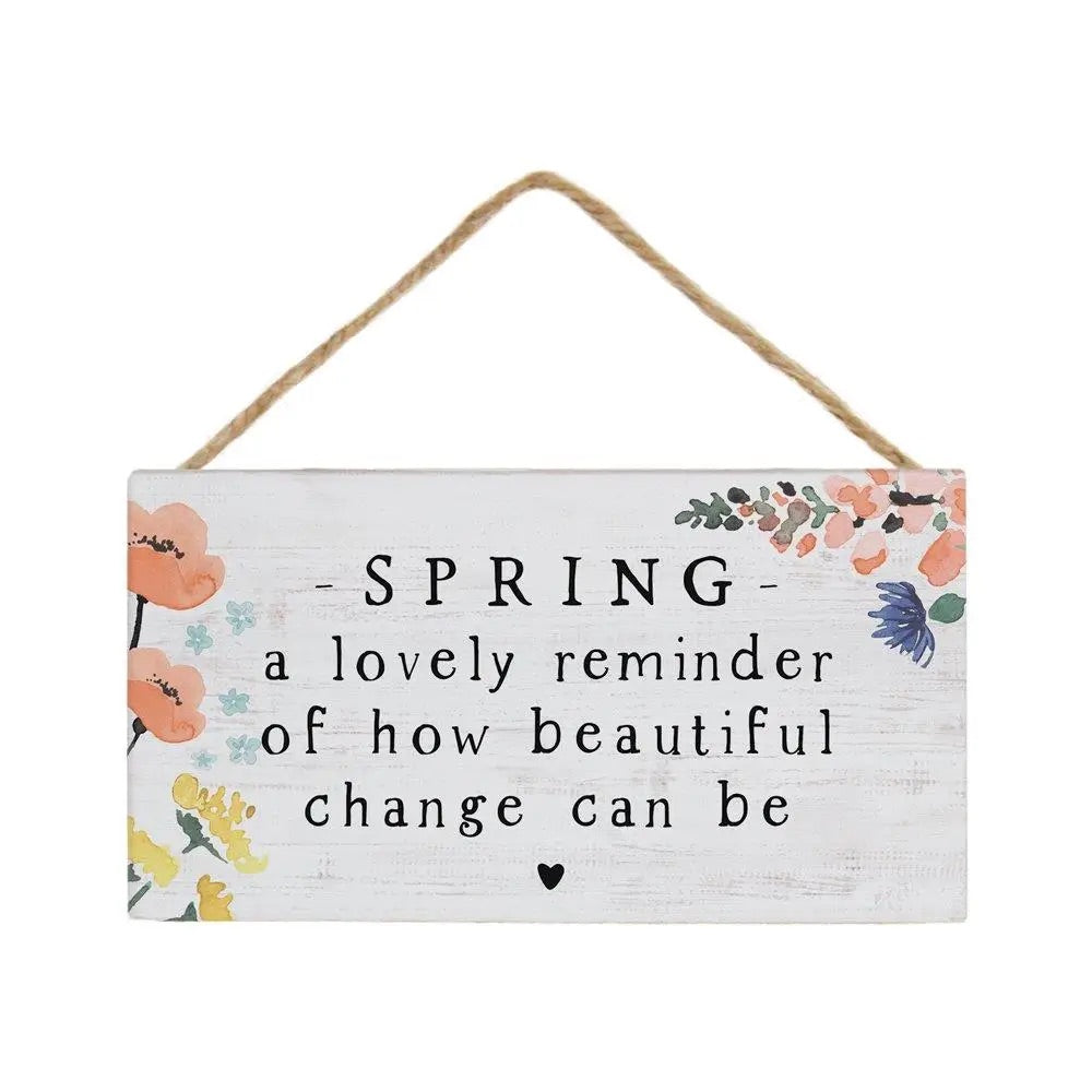 Spring a Lovely Reminder Sign wood sign floral boho decor home decor easter decorations farmhouse decor spring style
