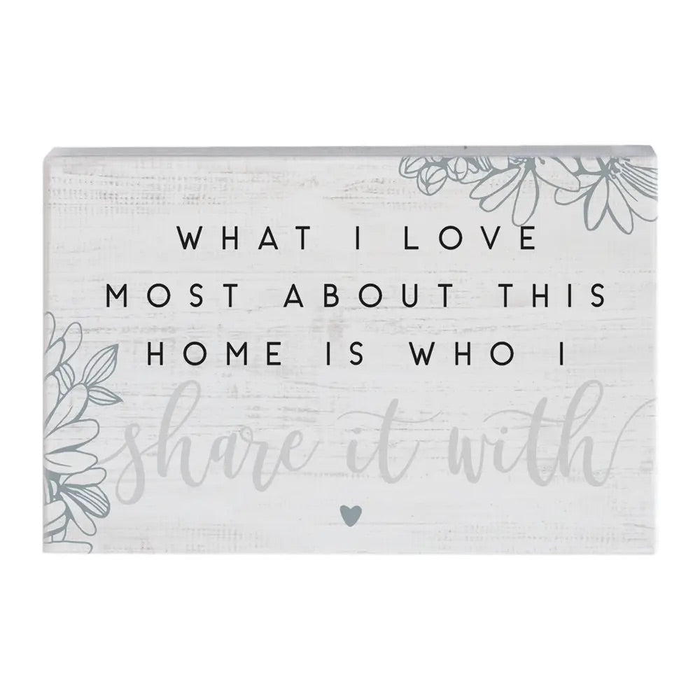 What I Love about this Home Sign farmhouse decor 
