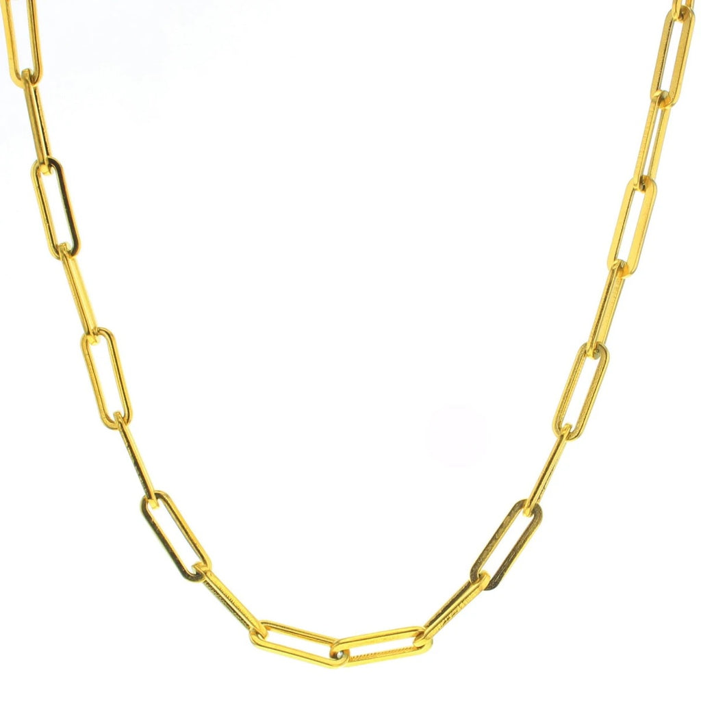 16" Gold Foxy Chain Chain Link Necklace