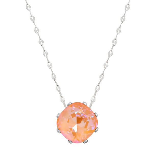 South Peach Marina Necklace Sterling Silver Swarvoski Crystal