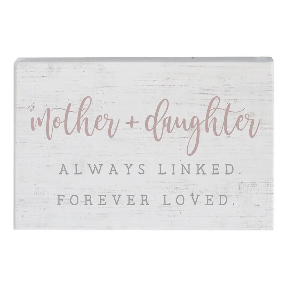 other & Daughter always linked forever loved sign